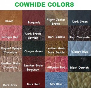 Cowhide Color Swatches