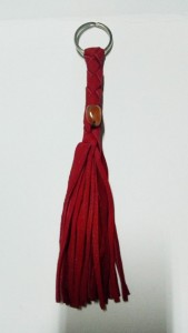 Fringe Keychain Red